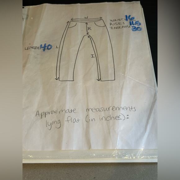 Stafford performance men’s 100% wool dress pants black blue pinstripe size 34x30 - Picture 8 of 8